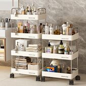 缝隙收纳储物架家用架美容小推车置物架落地多层浴室带滑轮卫生间