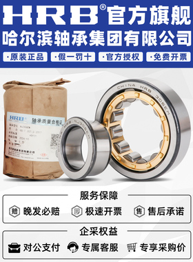 HRB 哈尔滨轴承 N NU NJ NUP 2332 2334 2336 2338 E M 圆柱滚子