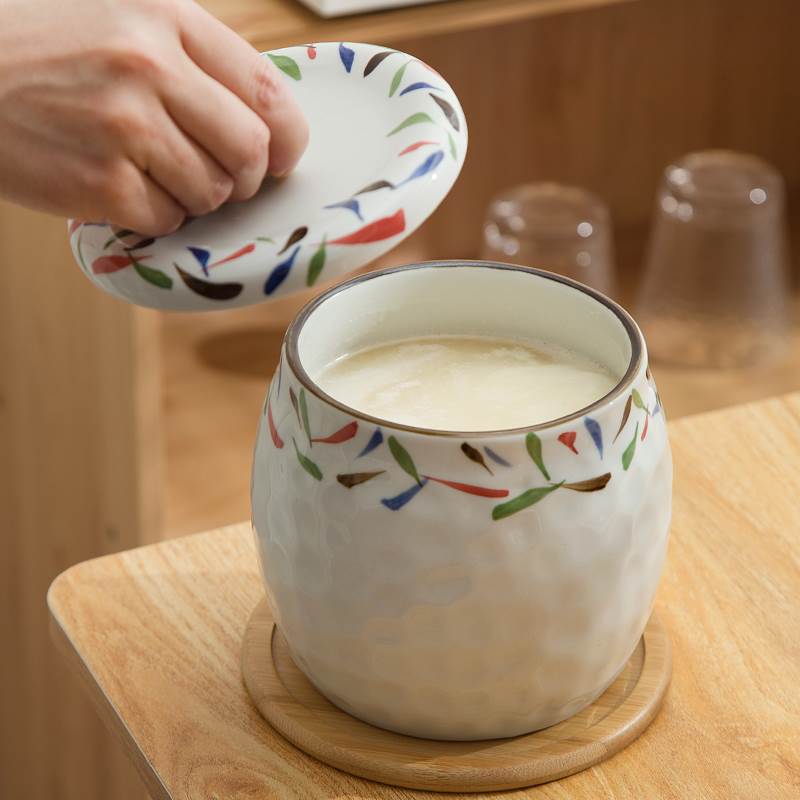 陶瓷耐高温无孔猪油罐家用调味盒盐调味罐子荤油泼辣椒油厨房坛子