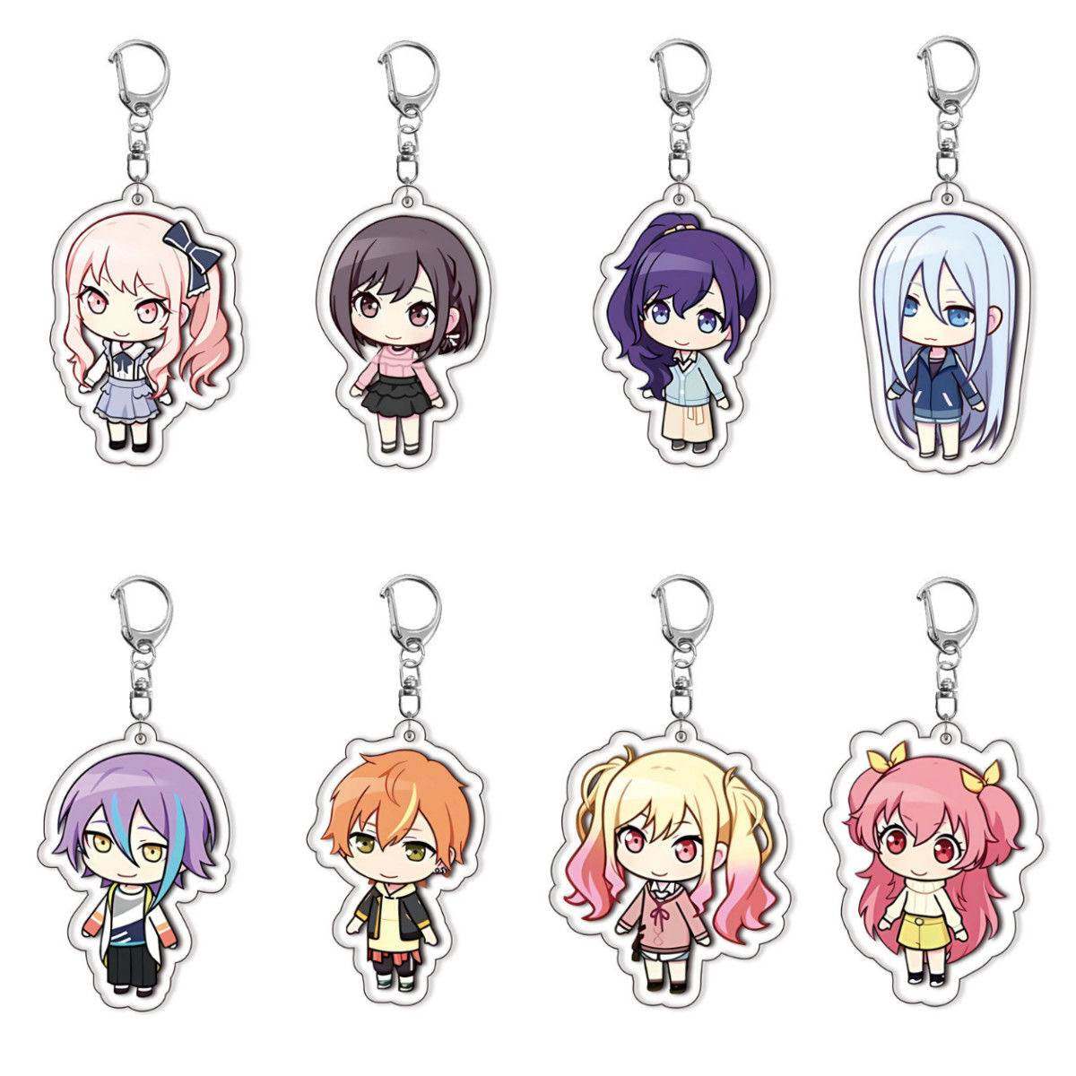 世界计画PJSK多彩舞台Project Sekai谷子V家初音静音亚克力钥匙扣