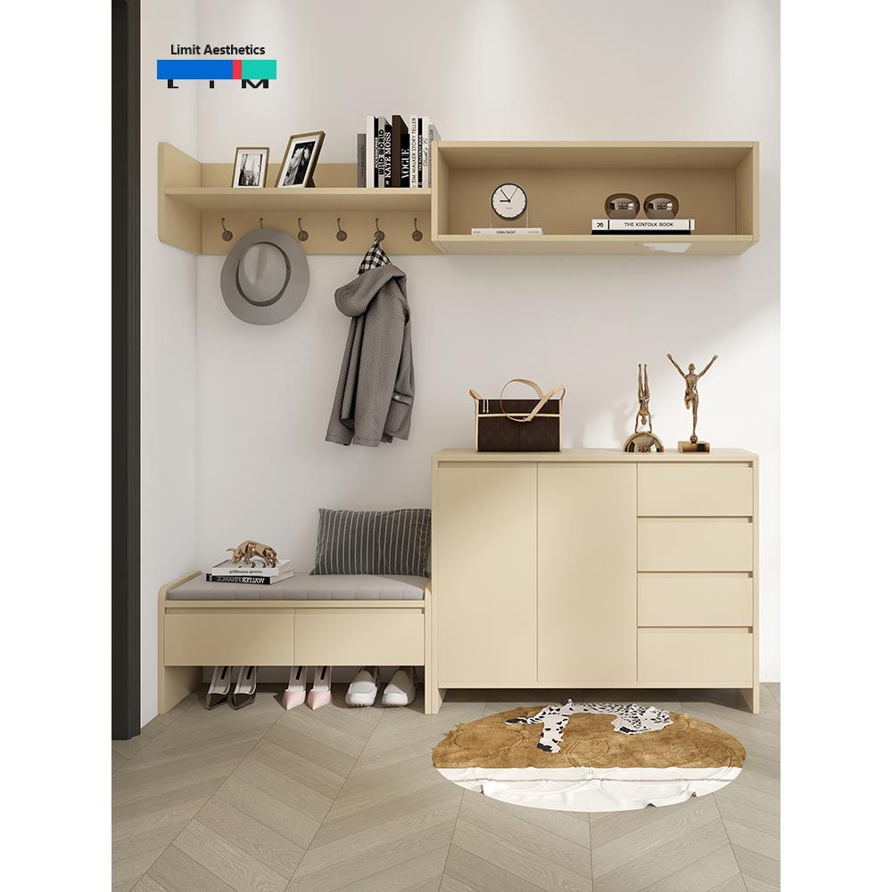 lim界限现代简约玄关鞋柜换鞋凳意式极简烤漆鞋柜门厅组合柜定制Z