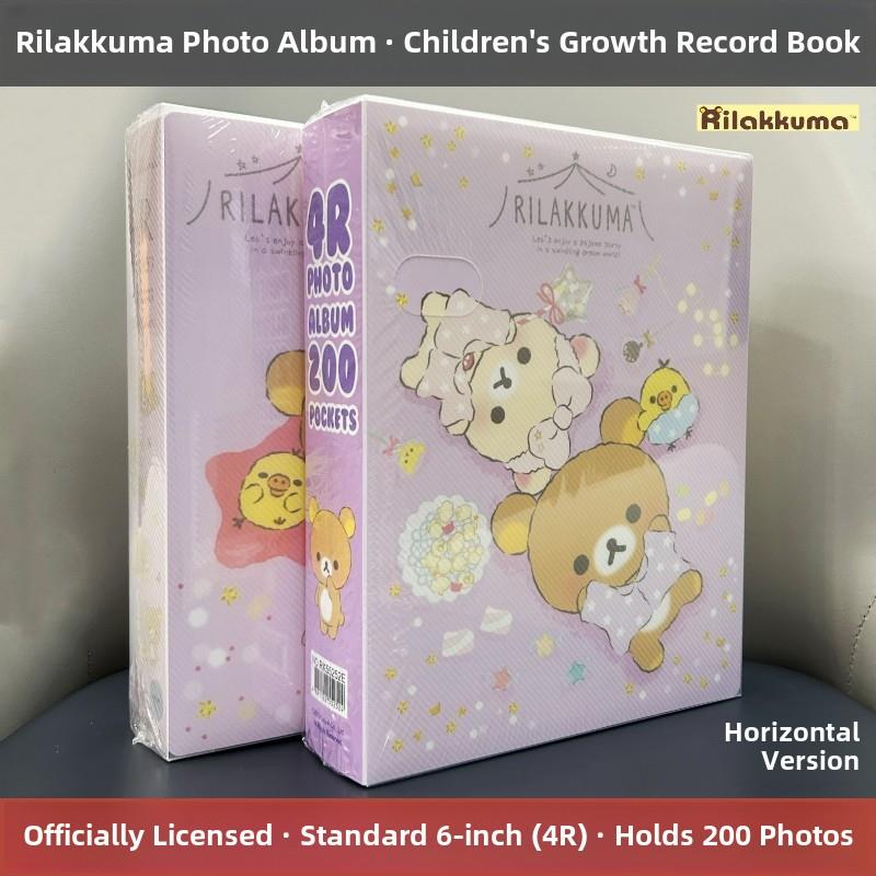 轻松熊相册6英寸儿童成长记录相册纪念相册大容量4R相册照片插图