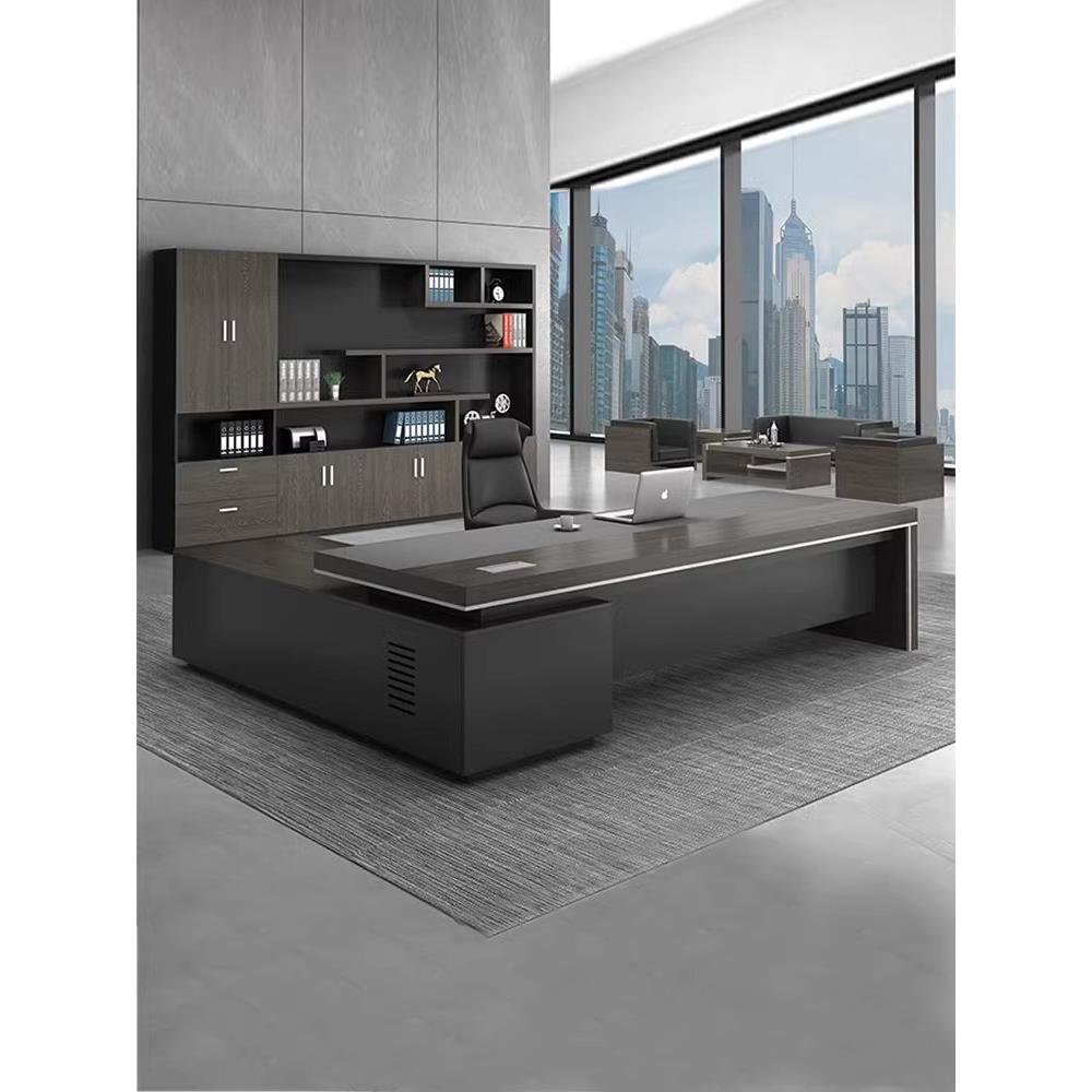 老板桌办公桌简约现代经理桌主管桌椅组合办公家具总裁桌大班台
