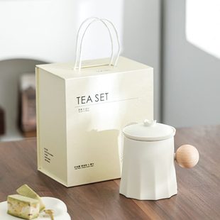 办公咖啡杯定制创意情侣杯马克杯杯家用送礼陶瓷水杯茶杯茶水分离