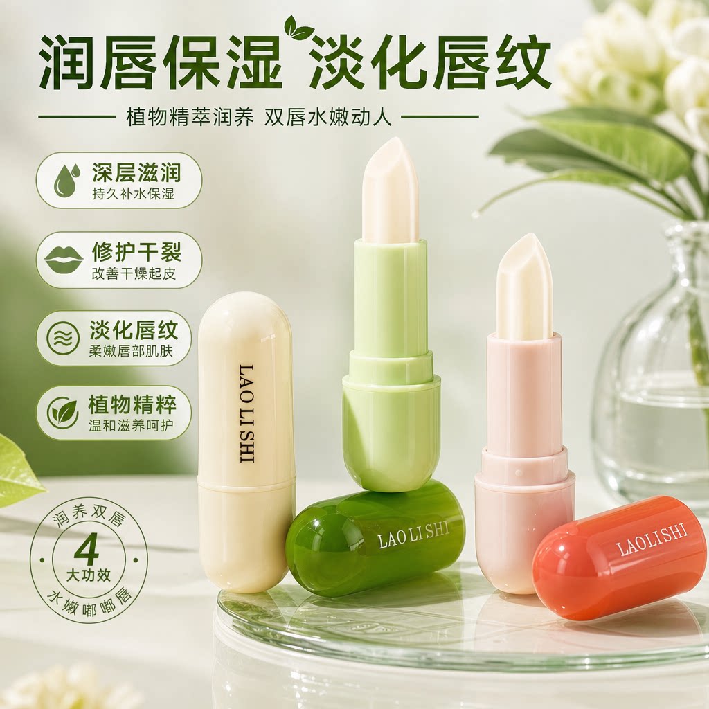 秋冬补水防裂去死皮润唇膏