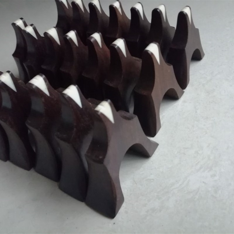 黑檀古筝琴码通用古筝码子挖筝专配雁柱琴柱原木实木筝码全套