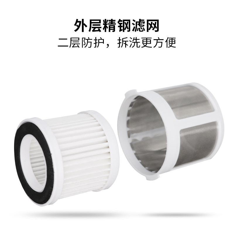 适配小狗除螨仪吸尘器XD-2ir芯过网精钢网罩过棉