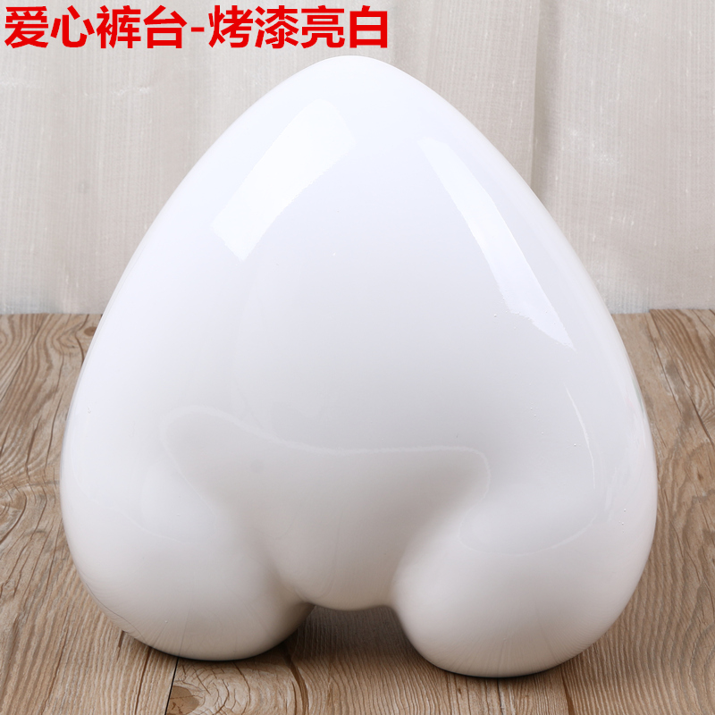 女士内裤展示裤女半身内衣裤台桃心型裤模内裤心形小屁股爱心裤模