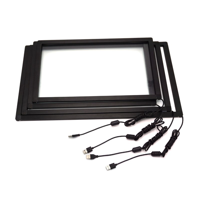 红外触摸屏框电视脑显示器定制外置USB感应框LED拼接加装触控框