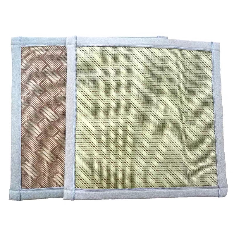 夏季透气凉席藤席坐垫学生家用办公室餐椅汽车硅胶防滑底垫子定制