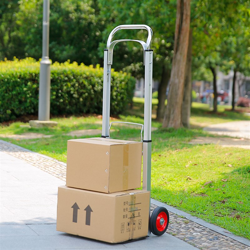 折叠铝合金行李车载重王手拉搬运拖车便携拉货拉杆车小拉车手推车
