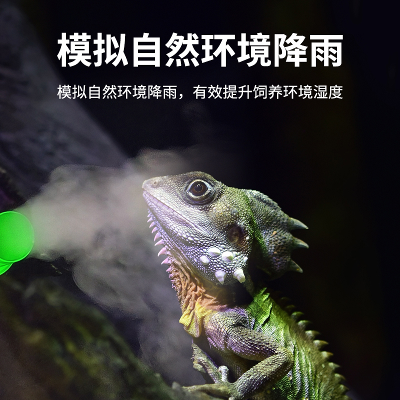 爬宠加湿器带管爬虫箱雾化加湿器定时陆龟变色龙蜥蜴两栖动物湿度