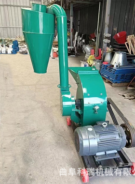 KR-420五谷杂粮粉碎机 家庭鸡鸭鹅饲料磨糠机 科瑞生产秸秆打粉机