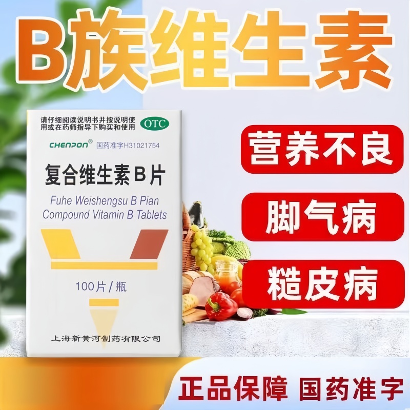 CHENPON 复合维生素B片100片 预防B族维生素缺乏所致的各种疾病