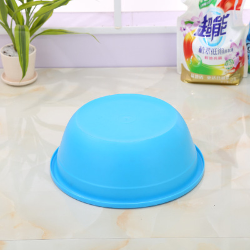 2  1cm厚脸盆盆子宿舍学生洗脸盆子家用洗衣塑料盆大号洗脚盆