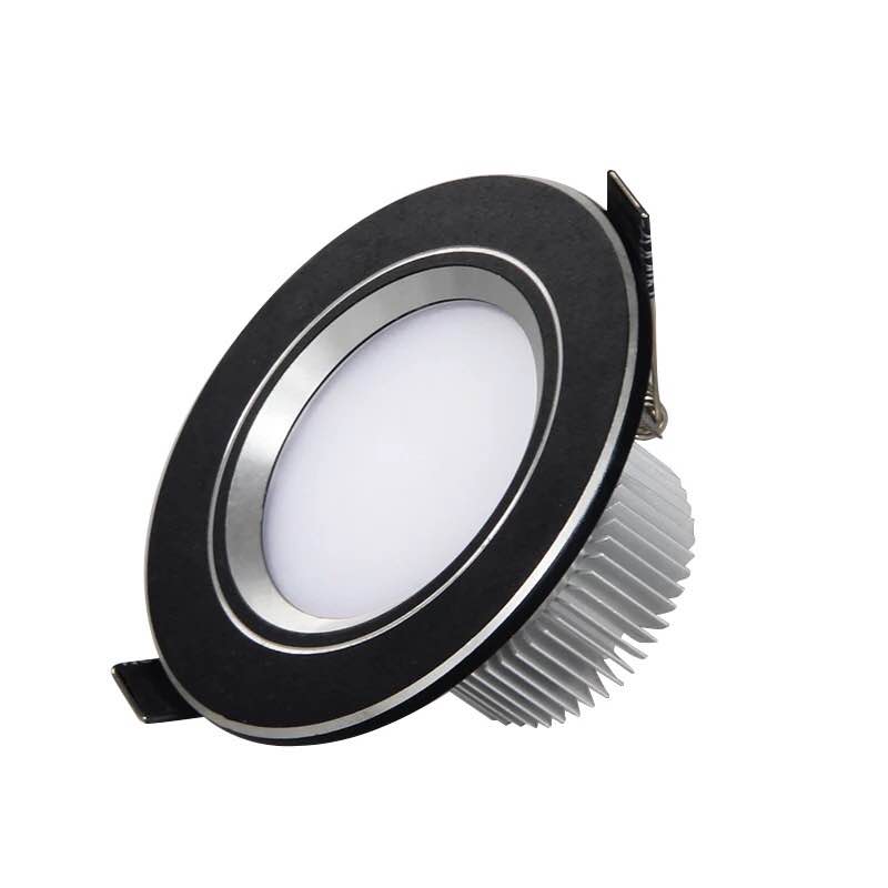 筒灯led嵌入式天花灯家用5瓦三色变光客厅过道洞灯猫眼灯射灯孔灯