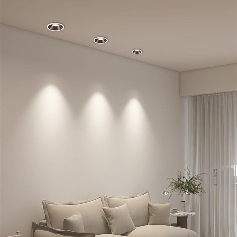 小山丘嵌入式ld天防眩光洗墙灯窄边孔灯客厅护眼灯具,家装灯饰光源,嵌入式射灯,淘宝优惠券,粉丝福利购,淘宝优惠卷