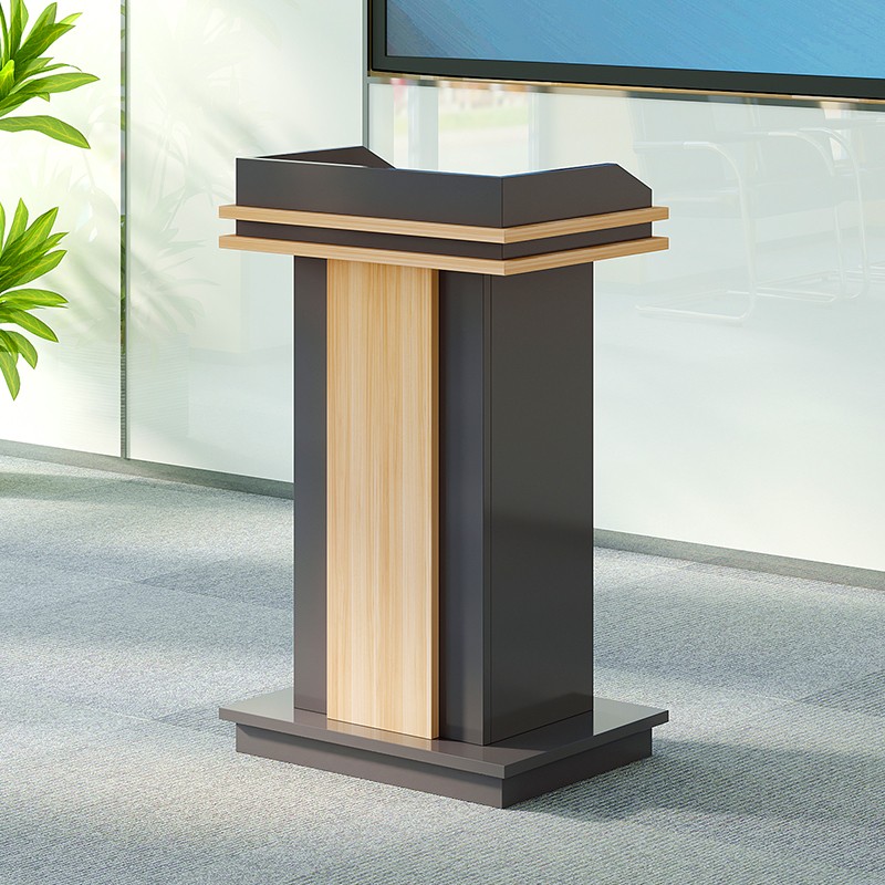 演讲台发言台迎宾接待台讲台桌子席台培训班用持讲桌导购台