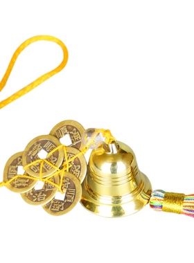 22年牛年化五黄二黑挂件六顺帝铜铃八顺帝铜葫芦辛丑年六帝八帝