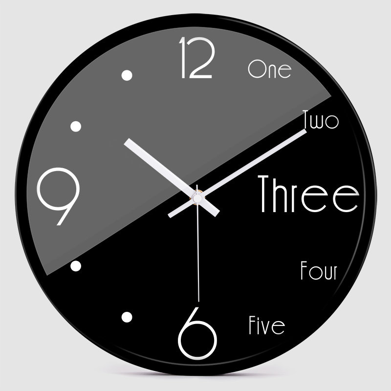 创意个性数学公式函数学霸挂钟学校培训时钟学生教室静音卧室挂表