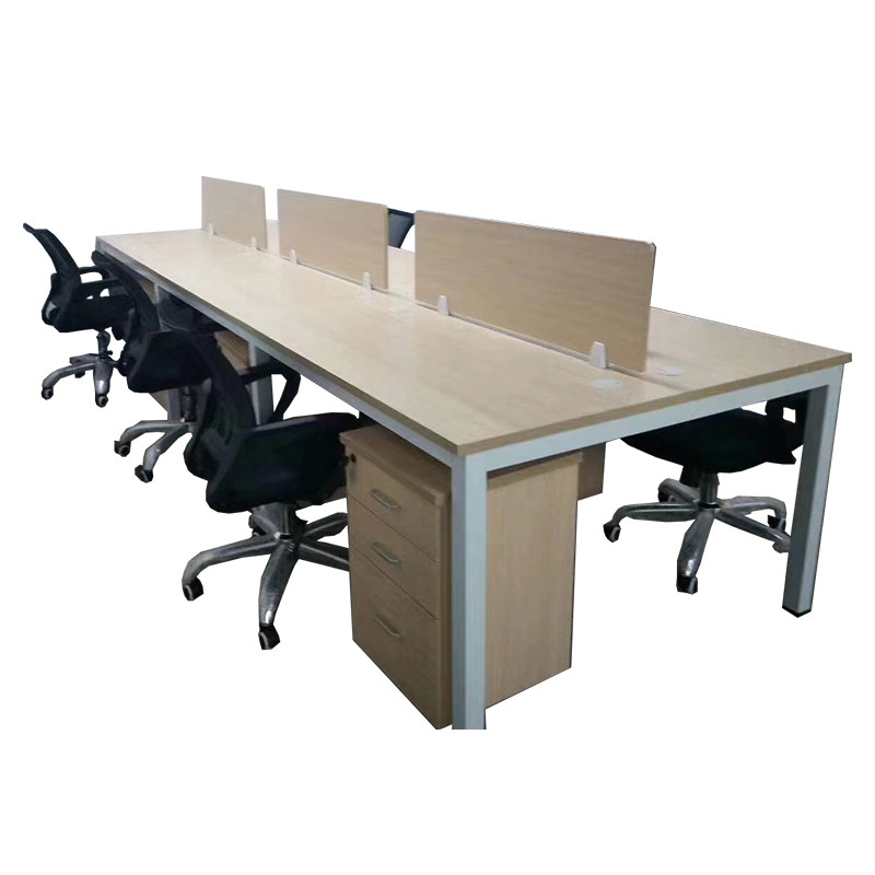 办公桌椅现代职员工位员工卡座四人位办公家具定制