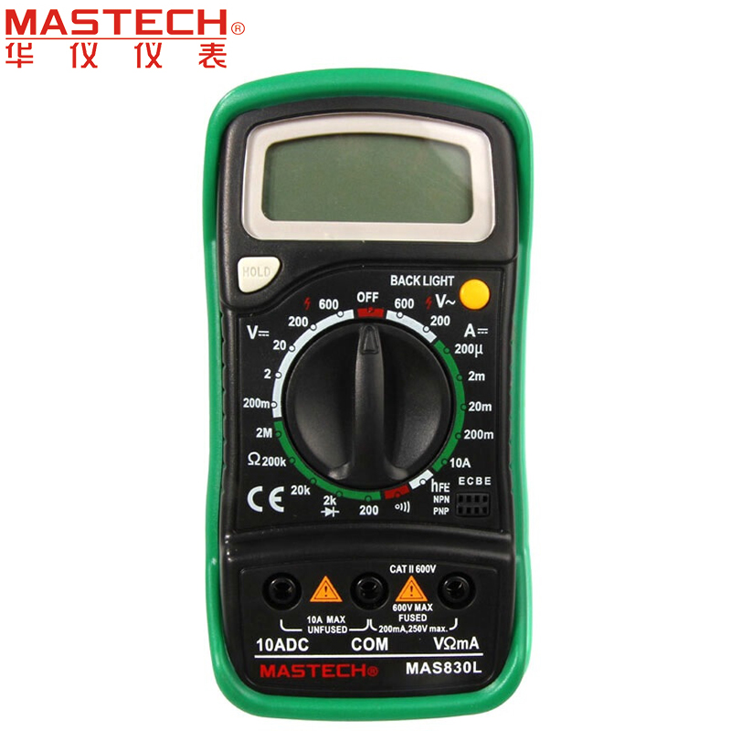 mtech东莞华仪M80L数字万用表直流交流电压电流电阻/二极管