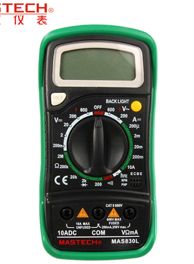 mtech东莞华仪M80L数字万用表直流交流电压电流电阻/二极管