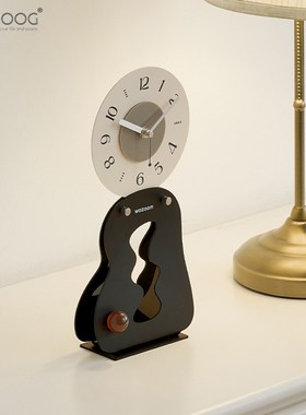 IDOO办公桌面座钟书房卧室客厅电视柜酒柜创意时钟装饰品