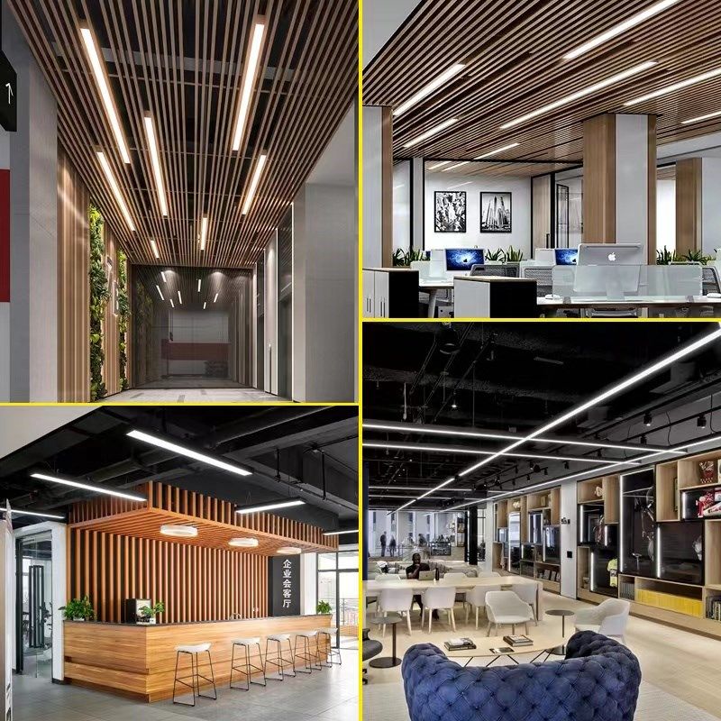 ld长条灯铝方通条形灯超市健身房办公室超亮吸吊方通灯吊灯,家装灯饰光源,商用吊灯,淘宝优惠券,粉丝福利购,淘宝优惠卷