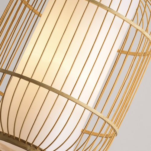 中式竹编灯笼竹艺吊灯仿古茶楼火锅店餐饮卧室客厅农家乐灯具