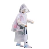 年新款 带书包位 儿童雨衣小学生上学特大暴雨全身防水长款