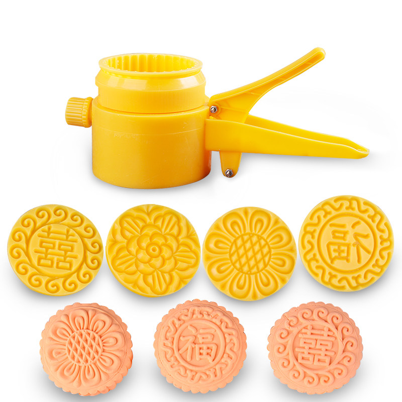 反扣模具扣压手压中秋粘冰皮绿豆糕半自动模具明果模