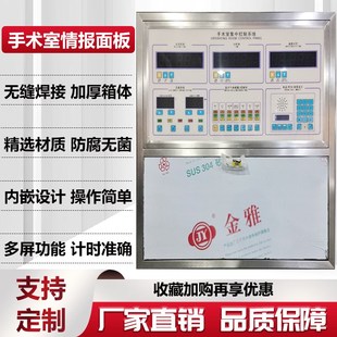 多功能手术室四联六联情报面板嵌入式中央集中控制系统空调自控