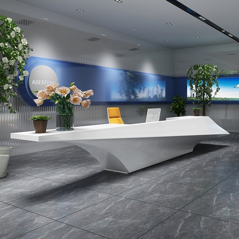 迪聪异形烤漆吧台公司前台舞蹈机构接待台酒店咨询台美容院收银台