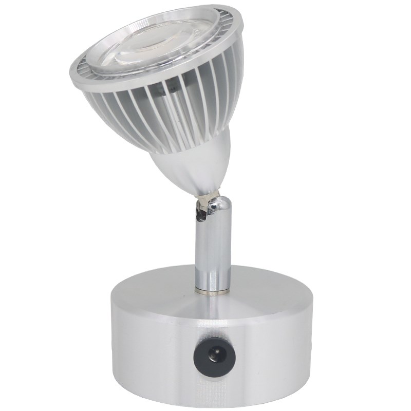 遥控led灯 展柜背景墙免布线免打孔店铺便携式 COB充电射灯