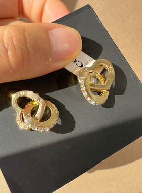 外贸出口单c家新款爱心项链时尚百搭项链简约大气锆石耳钉