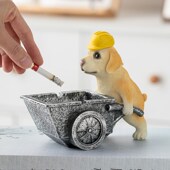 创意个性 饰 烟灰缸爱拉布多拉潮流防飞灰客厅办公室装