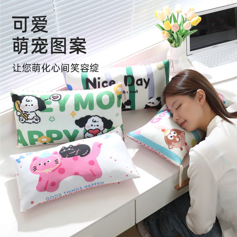 卡通抱枕女生睡觉专用学生午睡办公室睡眠小枕头沙发客厅靠枕靠垫