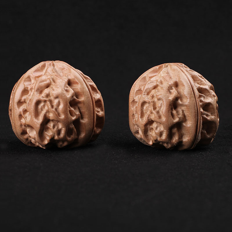 桃木手把球手把件木雕中老年桃木健身球刺球生肖按摩球,家居饰品,木雕,淘宝优惠券,粉丝福利购,淘宝优惠卷