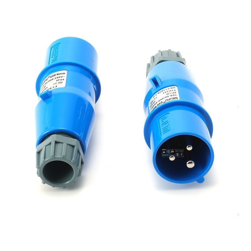 威浦演出灯光音响硅箱TYP21工业航空连接器1芯IP防水溅