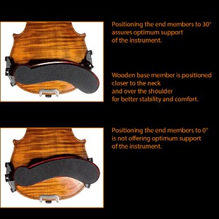 VLM原装进口欧洲小提琴儿童肩垫1/8-1/2彩色小提琴可调节肩托舒适