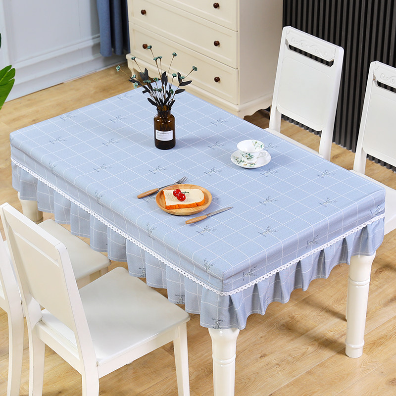 桌布布艺长方形餐桌布家用茶几书桌台布防尘罩现代全包茜扬,居家布艺,桌布,淘宝优惠券,粉丝福利购,淘宝优惠卷