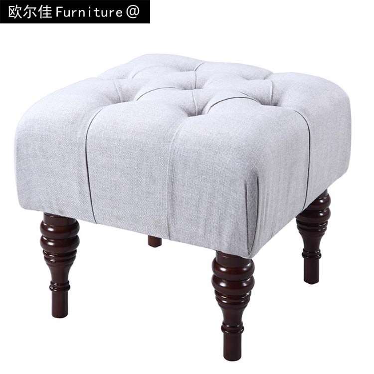 欧式时尚创意搁脚凳矮凳布艺鞋凳梳妆凳化妆凳子琴凳休息凳试衣间