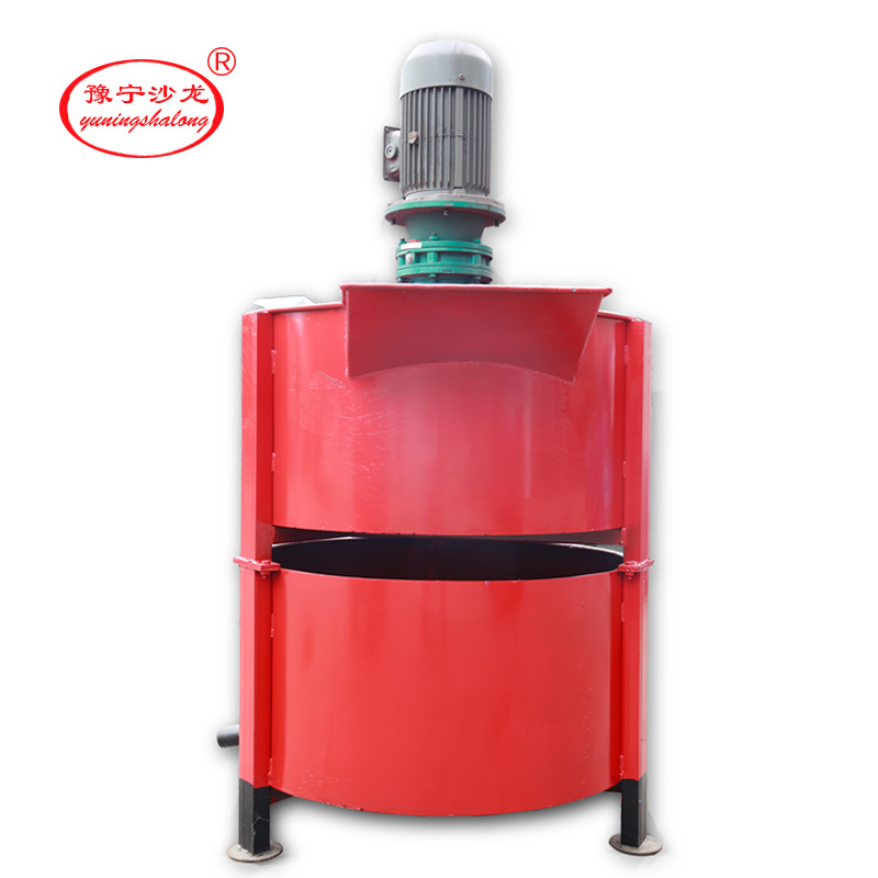 立式泥浆搅拌机200L电动单轴搅拌桶建筑施工自动混凝土小型搅拌机