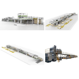 蜂窝纸 纸板硬纸灰纸 高速瓦楞纸板生产线 纸箱横切机 送纸上糊机