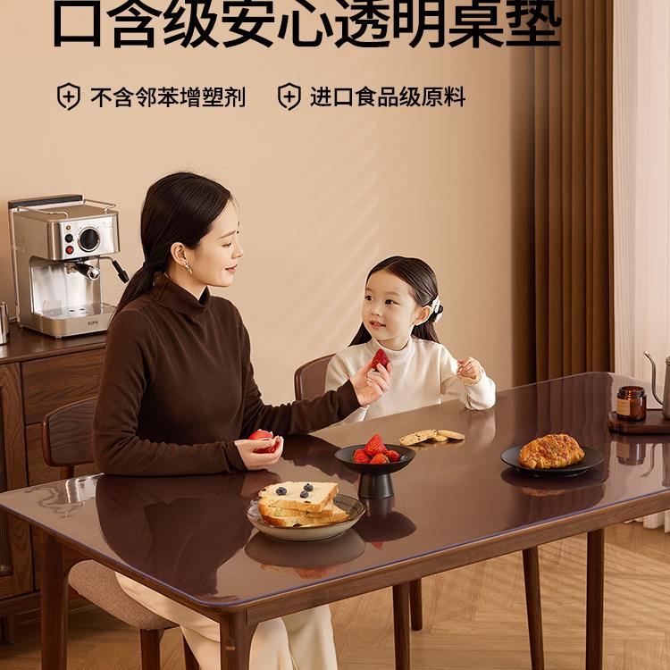 软玻璃pvc透明桌布免洗防油防水书桌餐桌垫茶几桌面垫 家纺家饰用