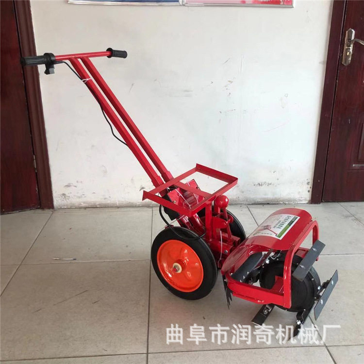 锂电电动除草机小型果园农用除草机多功能充电式锄地松土开沟工具
