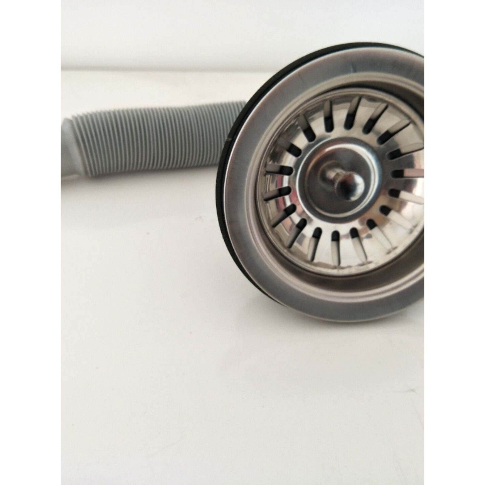 洗手盆单水槽单盆半钢下水器不锈钢下水厨房洗手盆下水配件排水管