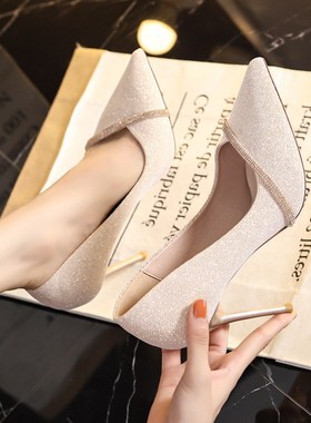 样板房女高跟鞋摆件衣帽间鞋柜装饰鞋轻奢家具展厅衣柜道具饰品