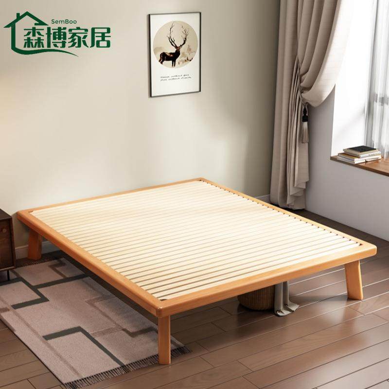 木床床F5M77665板头床榻榻米实全榉无木悬浮床现代简约平床卧室大,鲜花速递/花卉仿真/绿植园艺,其它园艺用品,淘宝优惠券,粉丝福利购,淘宝优惠卷